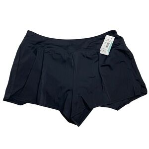 Swim Solutions Plus Size Swim Shorts Black 20W New with Tags